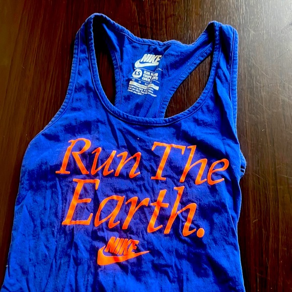 Nike Tops Nike Xs Tank Run The Earth Poshmark